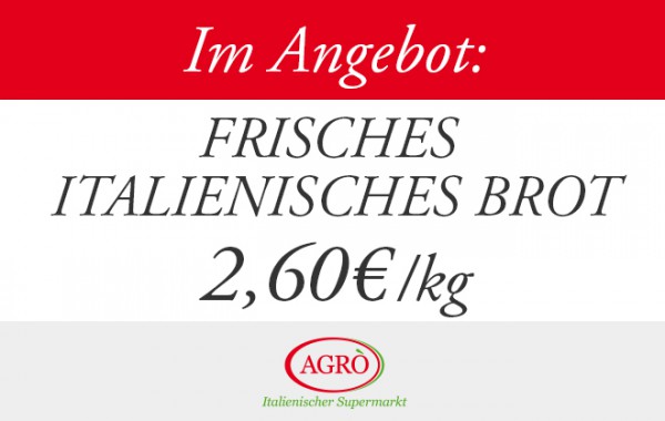 Frisches italienisches Brot