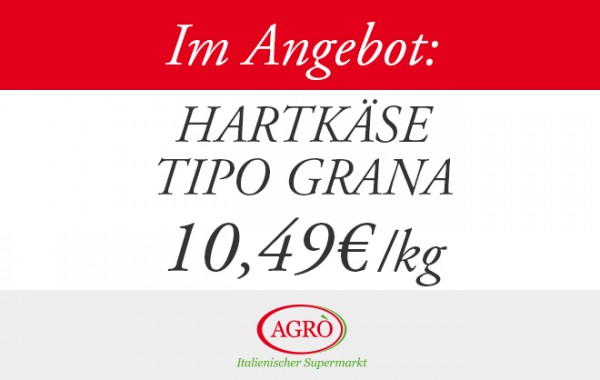 Hartkäse Tipo Grana